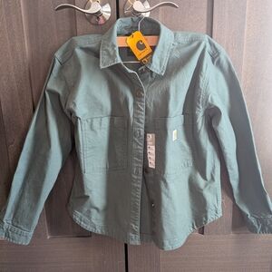 Carhartt Green Button-Up Shirt